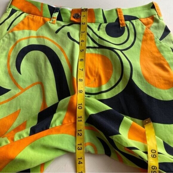 Loudmouth Shorts Mens 30 Mutlcolor Psychedelic Groovy Golf Cotton Blend Pocket - Picture 13 of 16